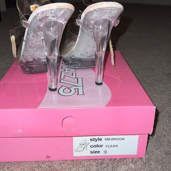 Snaz75 clear heels-competition heels - Picture 3 of 4